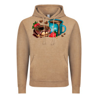 Vintage Coffee donut coffee strawberry Vintage Hoodie - AdoDesignShop