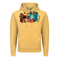 Vintage Mustard donut coffee strawberry Vintage Hoodie - AdoDesignShop