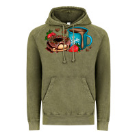 Vintage Olive donut coffee strawberry Vintage Hoodie - AdoDesignShop