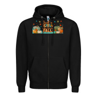 Just A Girl Who Loves Fall Libbey Glass Zipper Hoodie | Teevron