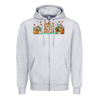 Heather Grey just a girl who loves fall libbey glass Zipper Hoodie - BundleAndBundleShop