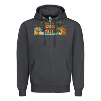 Smoke just a girl who loves fall libbey glass Zipper Hoodie - BundleAndBundleShop