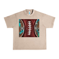 French Oak western pattern and american football Urban Heavy Tee - BarkalooDesign