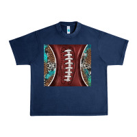 Navy western pattern and american football Urban Heavy Tee - BarkalooDesign