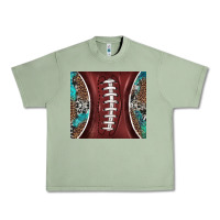 Oil Green western pattern and american football Urban Heavy Tee - BarkalooDesign