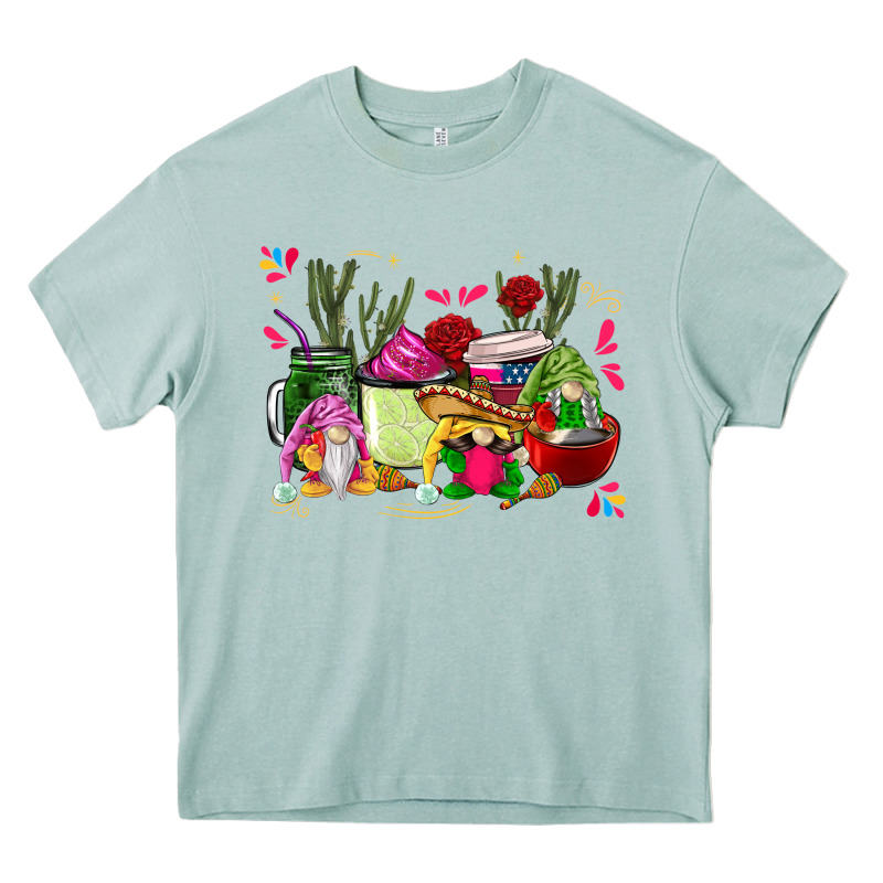 Mexican Gnomes With Coffee Cups Heavy Core Tee by CTS Tumbler Store | Teevron