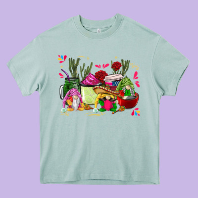Mexican Gnomes With Coffee Cups Heavy Core Tee Designed By Cts Tumbler Store