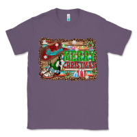 Lavender merry christmas western boots Classic Tee - AdoDesignShop