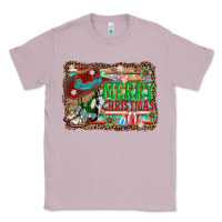 Lilac merry christmas western boots Classic Tee - AdoDesignShop