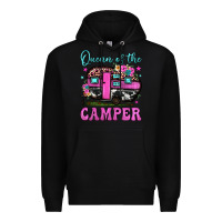 Black queen of the camper Premium Hoodie - JahusDesignShop