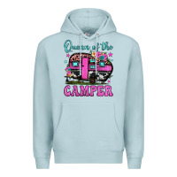 Blue Mist queen of the camper Premium Hoodie - JahusDesignShop