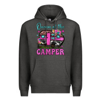 Charcoal Heather queen of the camper Premium Hoodie - JahusDesignShop