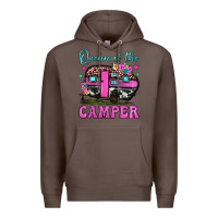 Coffee queen of the camper Premium Hoodie - JahusDesignShop
