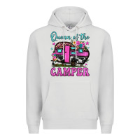 Dove Grey queen of the camper Premium Hoodie - JahusDesignShop