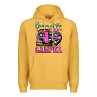 Mustard queen of the camper Premium Hoodie - JahusDesignShop