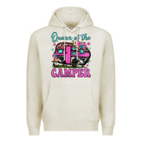 Oatmeal Heather queen of the camper Premium Hoodie - JahusDesignShop