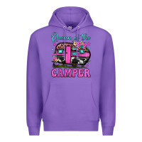 Purple queen of the camper Premium Hoodie - JahusDesignShop