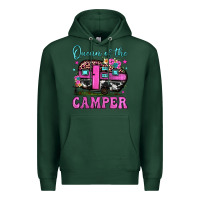 Sports Green queen of the camper Premium Hoodie - JahusDesignShop