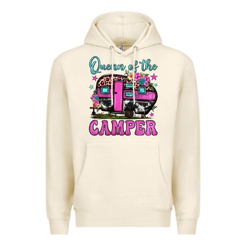 Queen Of The Camper Premium Hoodie by JahusDesignShop | Teevron