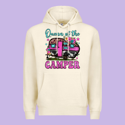 Queen Of The Camper Premium Hoodie Designed By Jahusdesignshop