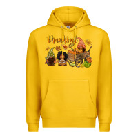 Lemon Thankful afro gnome Premium Hoodie - NancyCooperArtShop