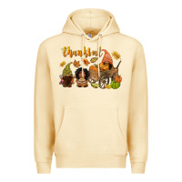 Pina Colada Thankful afro gnome Premium Hoodie - NancyCooperArtShop