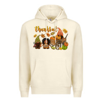Sandshell Thankful afro gnome Premium Hoodie - NancyCooperArtShop