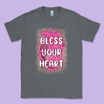 Bless Your Heart Classic Tee Designed By Maliassmallbusiness
