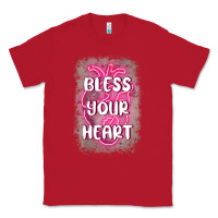 Red bless your heart Classic Tee - MaliasSmallBusiness