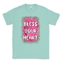 Seafoam bless your heart Classic Tee - MaliasSmallBusiness