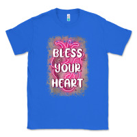 True Royal bless your heart Classic Tee - MaliasSmallBusiness