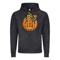 Vintage Black Leopard Ribbon Halloween Pumkin Vintage Hoodie - JahusDesignShop