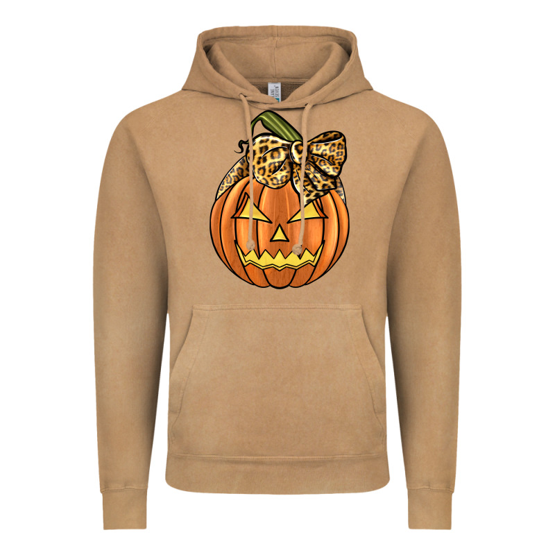 Leopard Ribbon Halloween Pumkin Vintage Hoodie by JahusDesignShop | Teevron