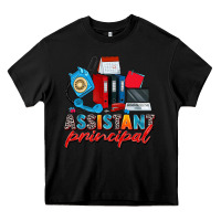 Black assistant principal Heavy Core Tee - Zillion Design Studio