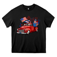 American Truck 4th Of July Heavy Core Tee | Teevron