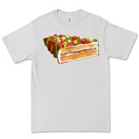 Dove Grey red christmas cake fa element 1 Premium Tee - FaDigitalArtStudio