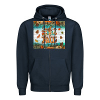 Navy Just A Girl Who Loves Fall Tumbler Zipper Hoodie - BundleAndBundleShop