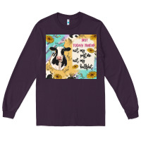 Plum not today heifer Long Sleeve Tee - MaliasSmallBusiness