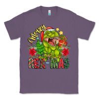 Lavender Merry Rexmas Classic Tee - CowhideDigitalArt