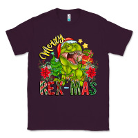 Plum Merry Rexmas Classic Tee - CowhideDigitalArt