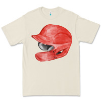 Bone red baseball batting helmet fa element Premium Tee - FaDigitalArtStudio