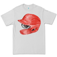 Dove Grey red baseball batting helmet fa element Premium Tee - FaDigitalArtStudio