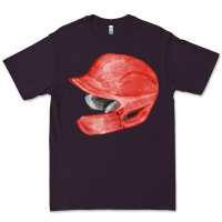 Plum red baseball batting helmet fa element Premium Tee - FaDigitalArtStudio