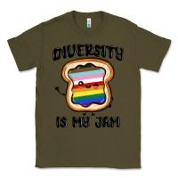Army Green diversity is my jam Classic Tee - MaliasSmallBusiness