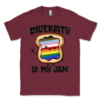 Burgundy diversity is my jam Classic Tee - MaliasSmallBusiness