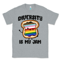 Heather Grey diversity is my jam Classic Tee - MaliasSmallBusiness