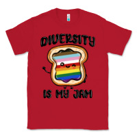Red diversity is my jam Classic Tee - MaliasSmallBusiness
