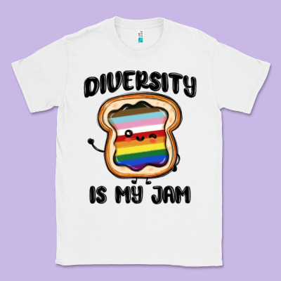 Diversity Is My Jam Classic Tee Designed By Maliassmallbusiness