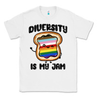 White diversity is my jam Classic Tee - MaliasSmallBusiness