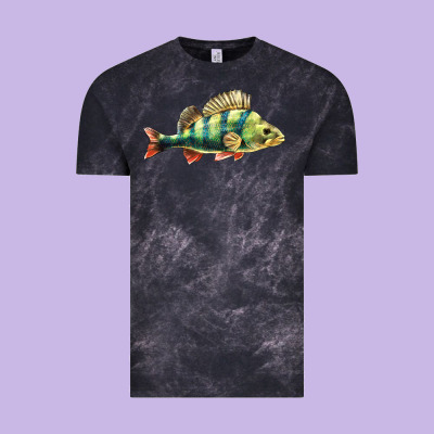 Perch Fish Vintage Tee Designed By Lillyallendesigns
